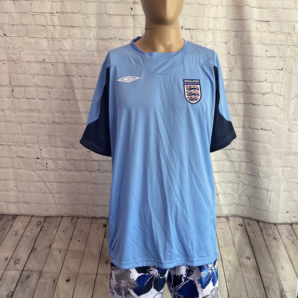 Vintage Umbro England training soccer jersey XXL